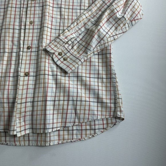 Pendleton Broadway Cloth Mini Plaid Cotton Button Down Shirt Mens Size‎ Large - Picture 3 of 9